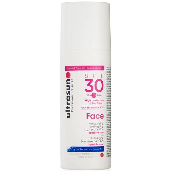 Ultrasun的面部抗衰老乳液SPF 30